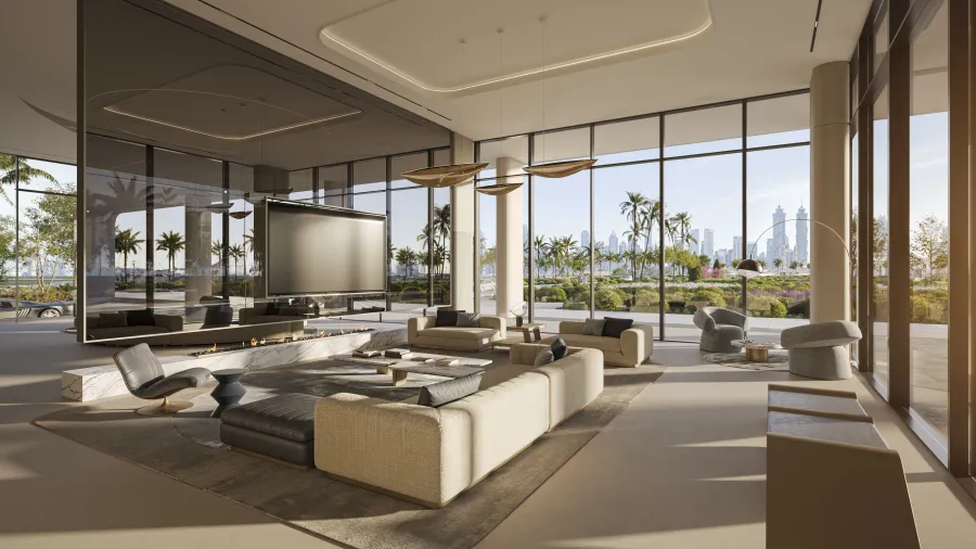 Business Lounge at Aquora by Casa Vista Development.