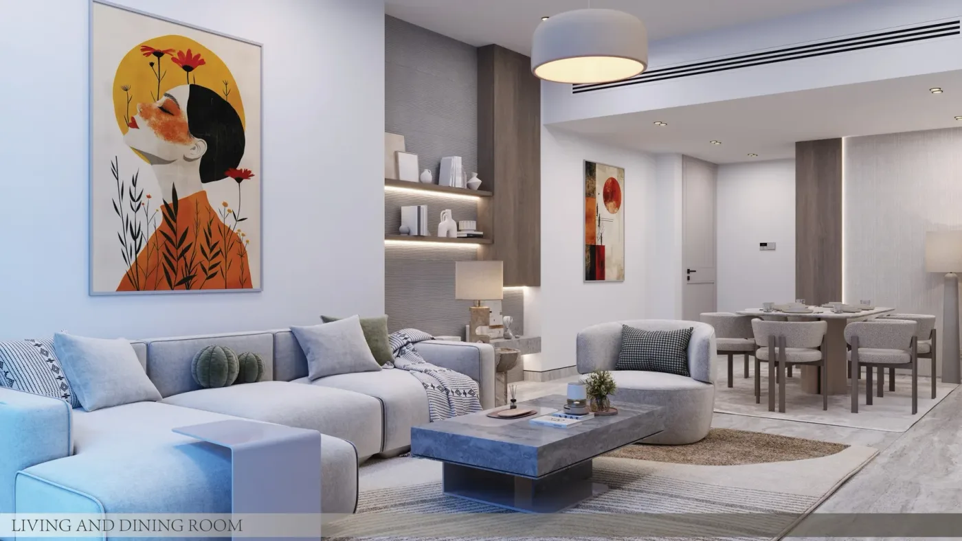 Interior render at Al Vista.