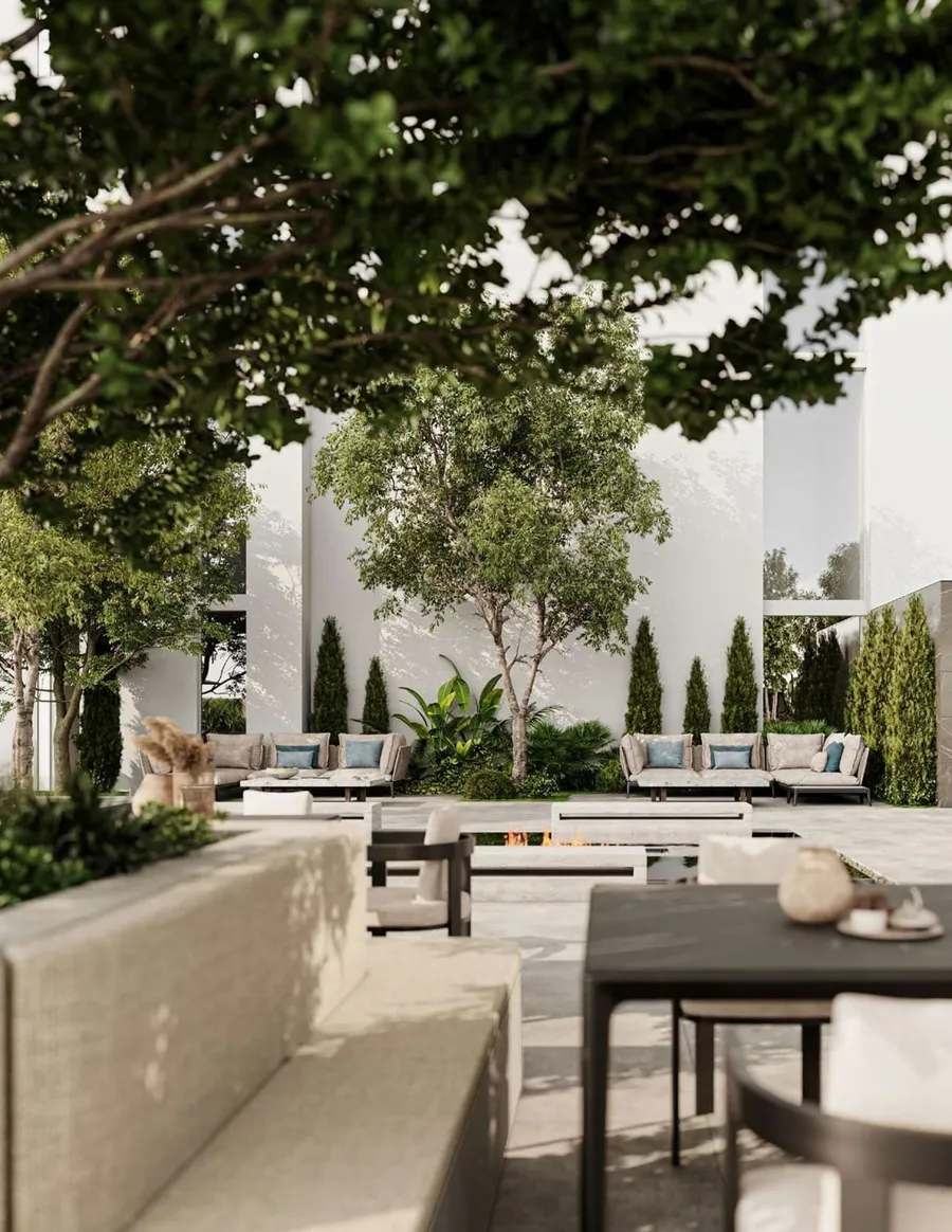 Zen Area at Velor Penthouses.