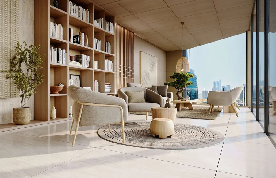 Zen Lounge at Velor Penthouses.