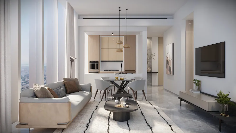 DIFC Heights Tower, Dubai International Financial Centre (DIFC) · render 2