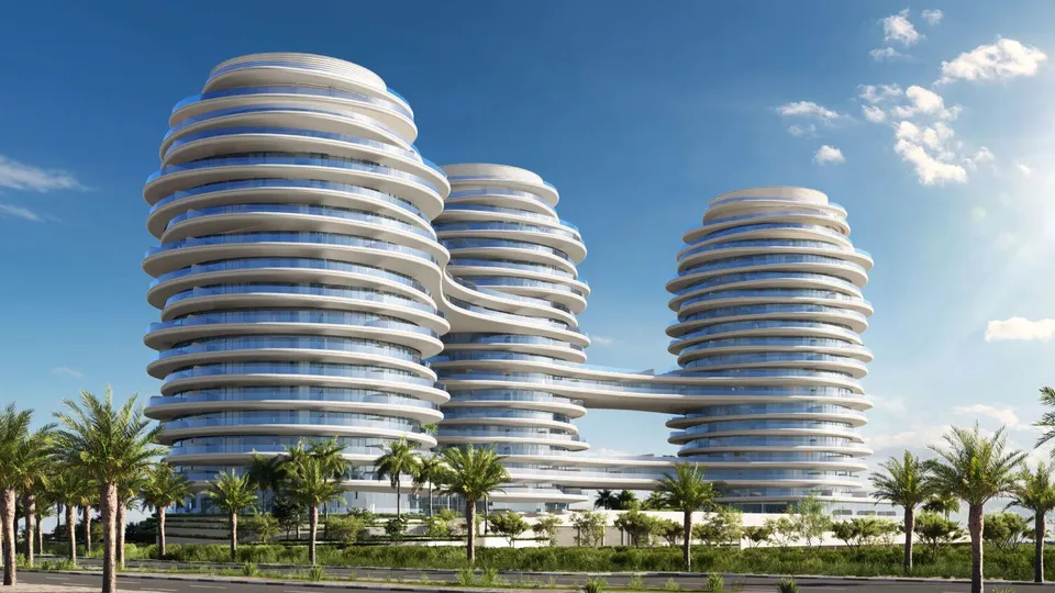 La Mer by Elie Saab, Al Marjan Island, Ras Al Khaimah · render 3