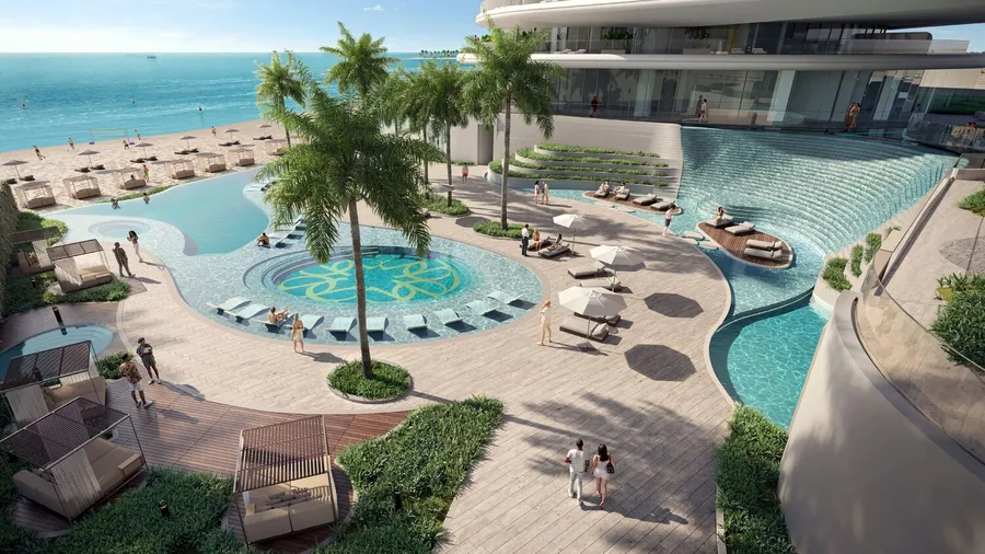 Grand Swimming Pool at La Mer by Elie Saab.