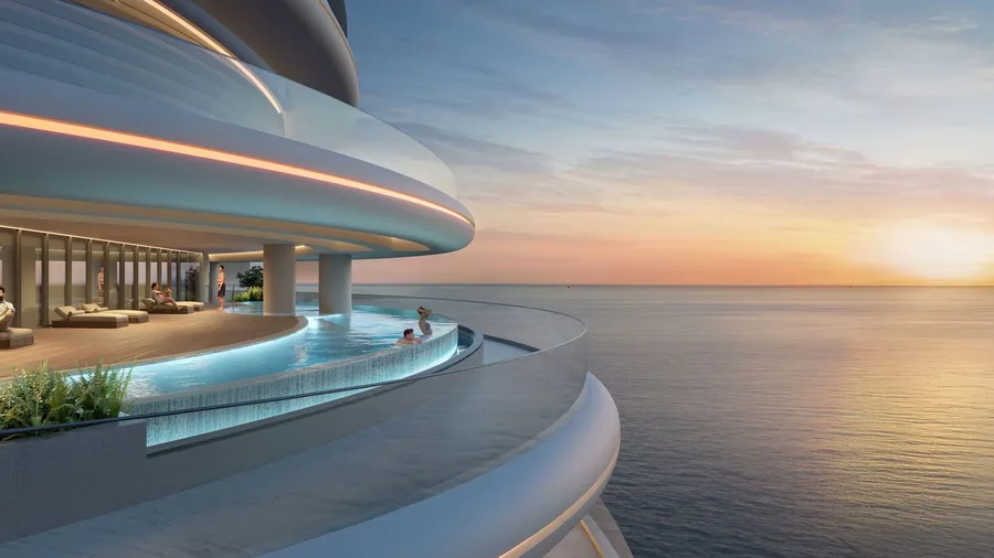 Sky Pool & Deck at La Mer by Elie Saab.