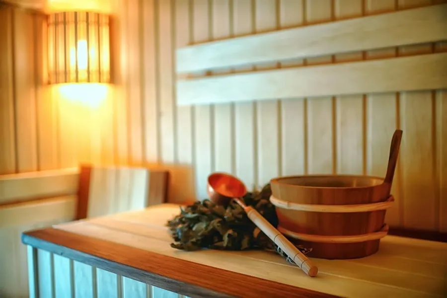 Sauna Steam Room at One Park Square.