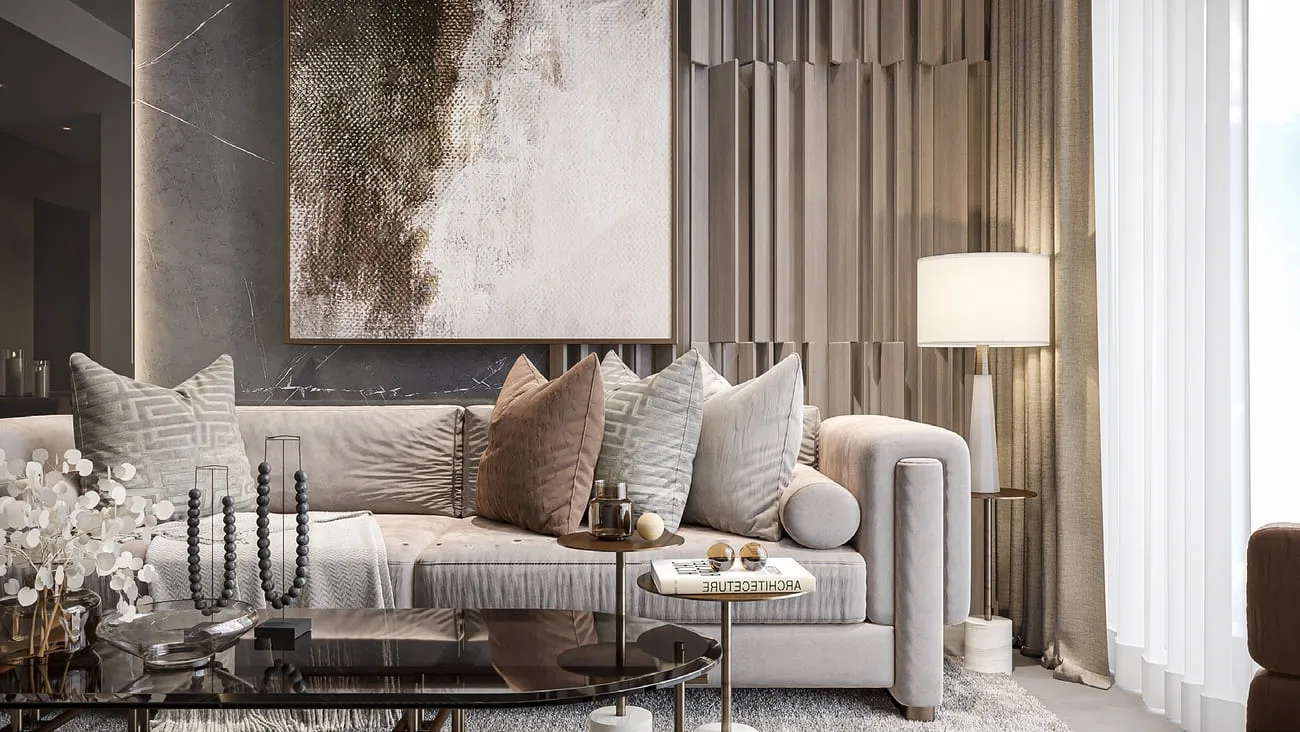 Interior render at One Park Square.