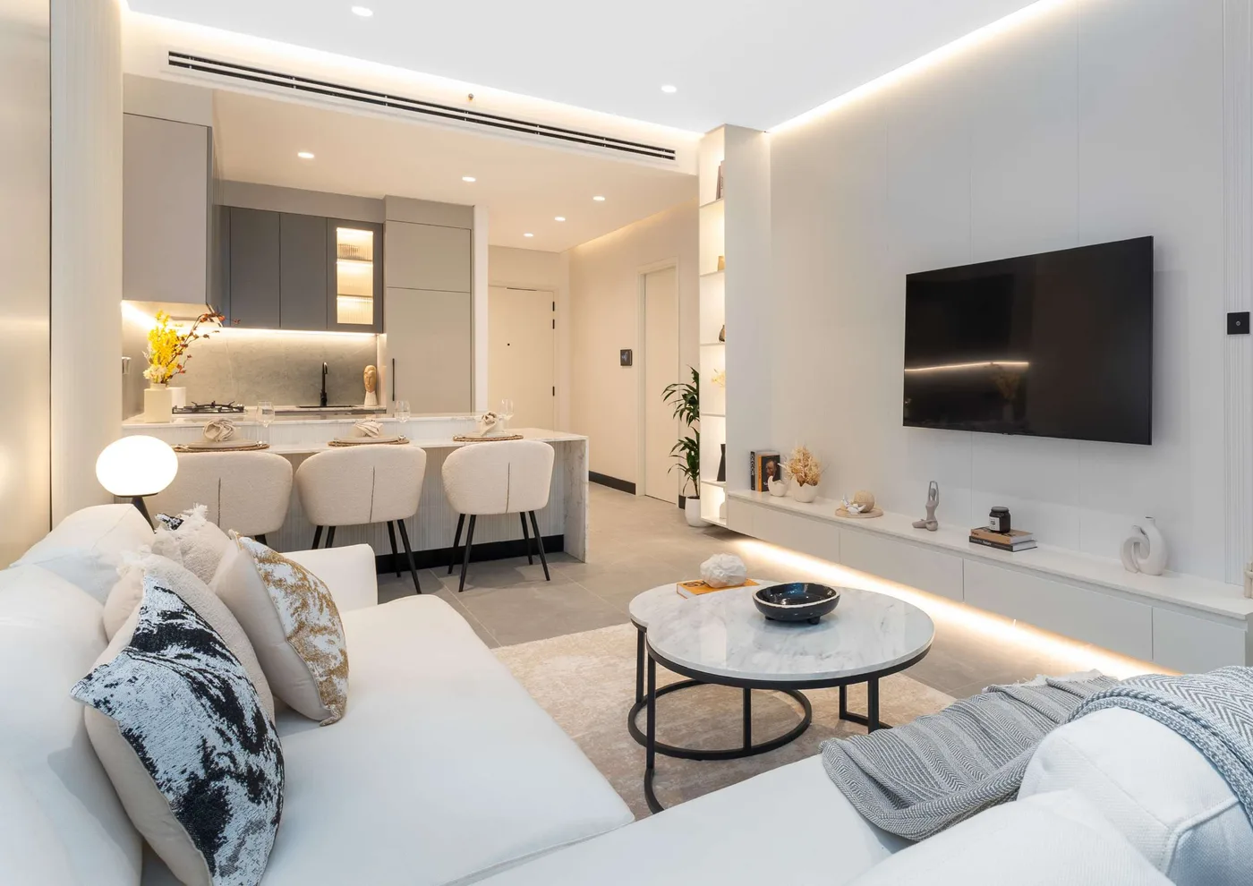 Interior render at Vivanti Residences by Meteora.