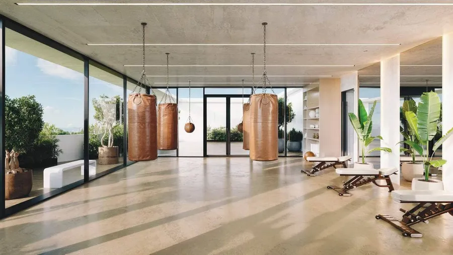 Boxing Room at Gate Eleven by Amwaj Development.