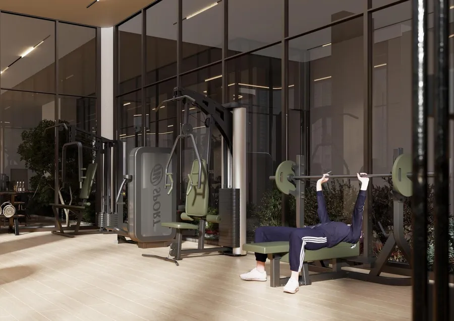 Gym at I'Sola Bella.