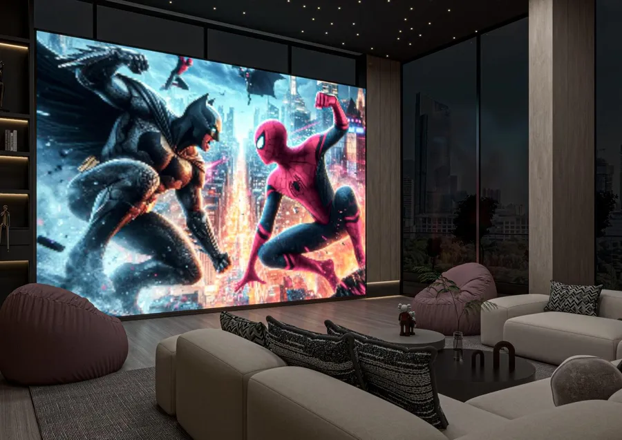 Indoor Cinema at I'Sola Bella.