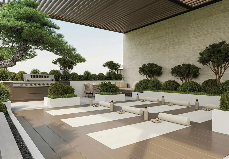 Rooftop Meditation Zone at Trevino.