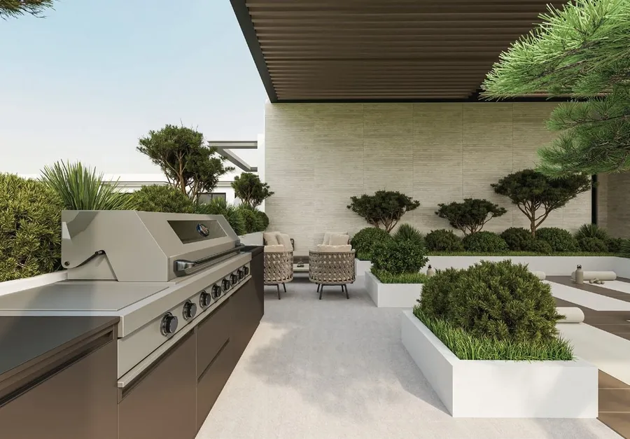 Rooftop Bbq Zone at Trevino.