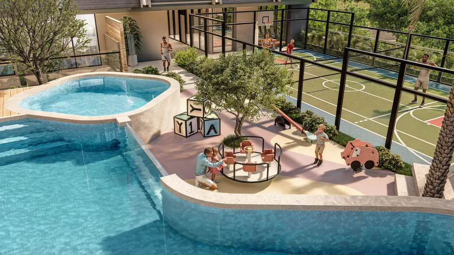 Kids Play Area at 105 Residences by Kamdar.