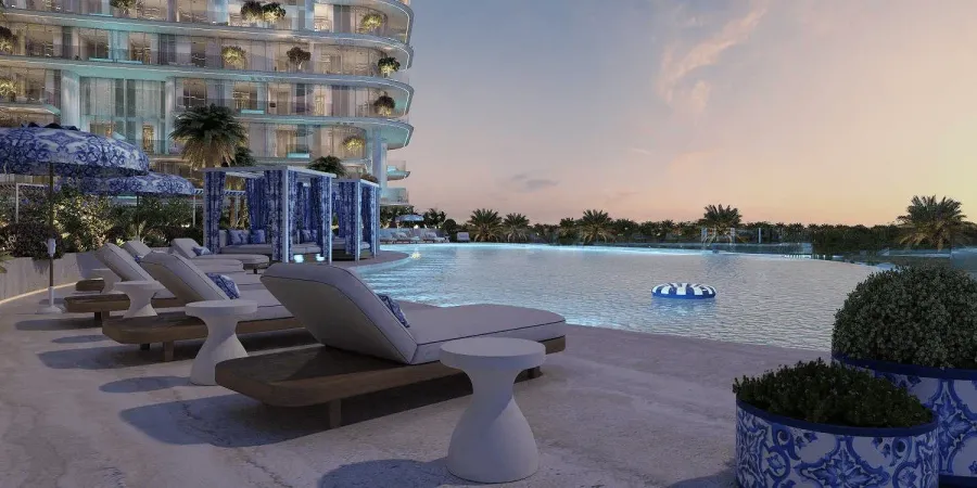 Swimming Pool at 105 Residences by Kamdar.