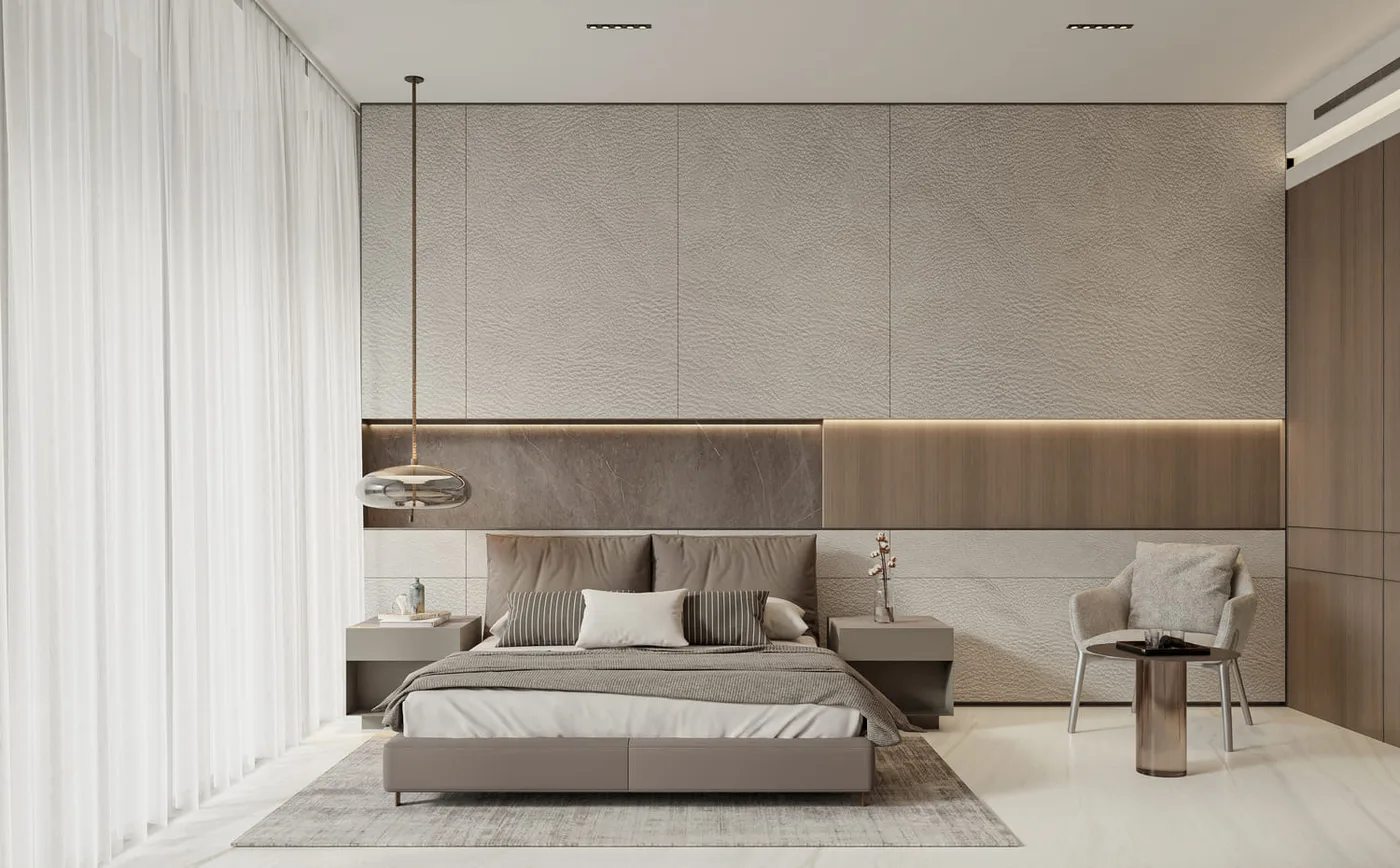 Interior render at 105 Residences by Kamdar.