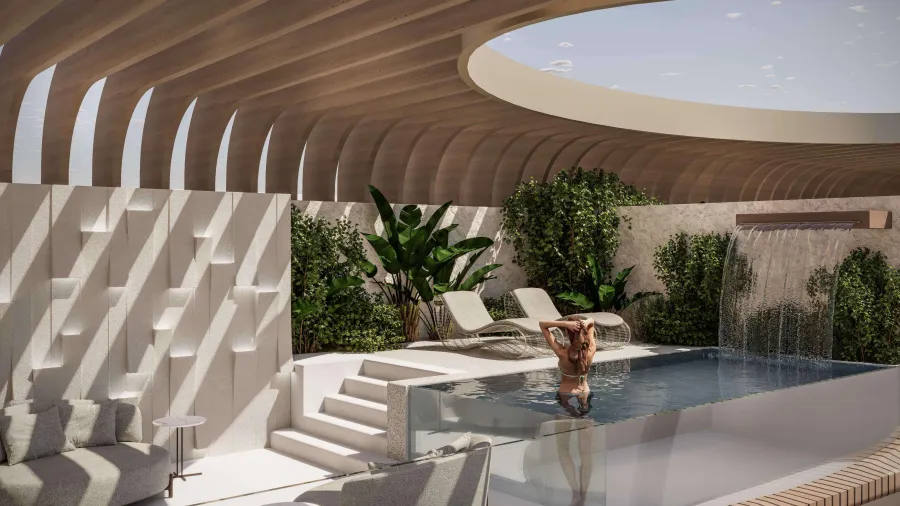 Swimming Pool at Sky Harmony.