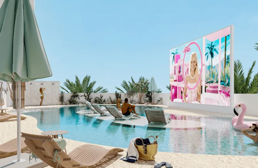 Cinema at Lucky Oasis Residence.