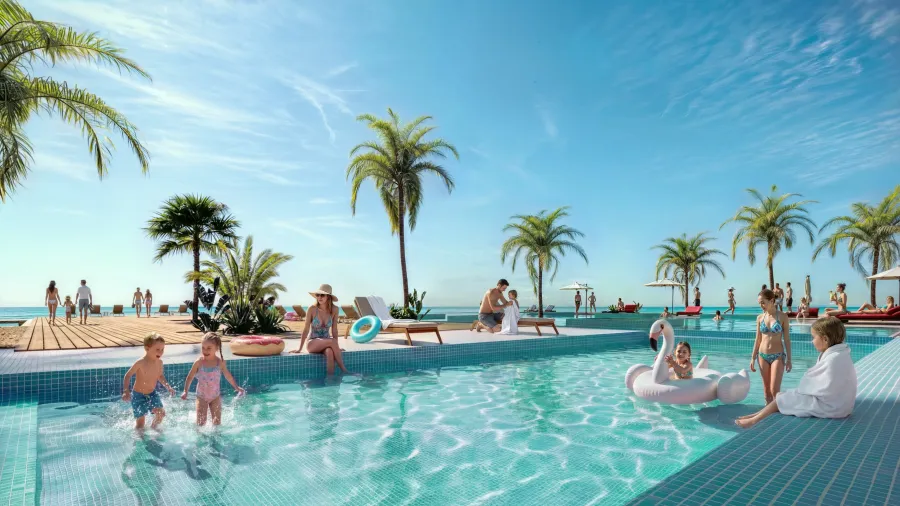 Swimming Pool at Radisson Resort Maldives.