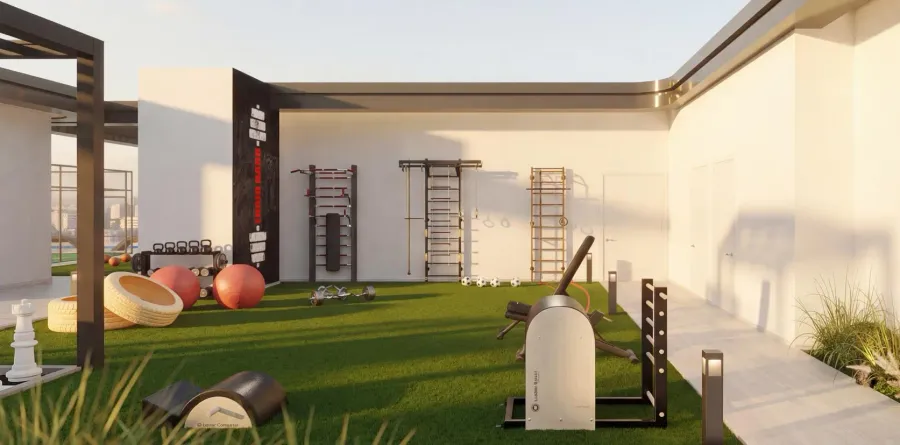 Outdoor Gym at Vivida Residences.