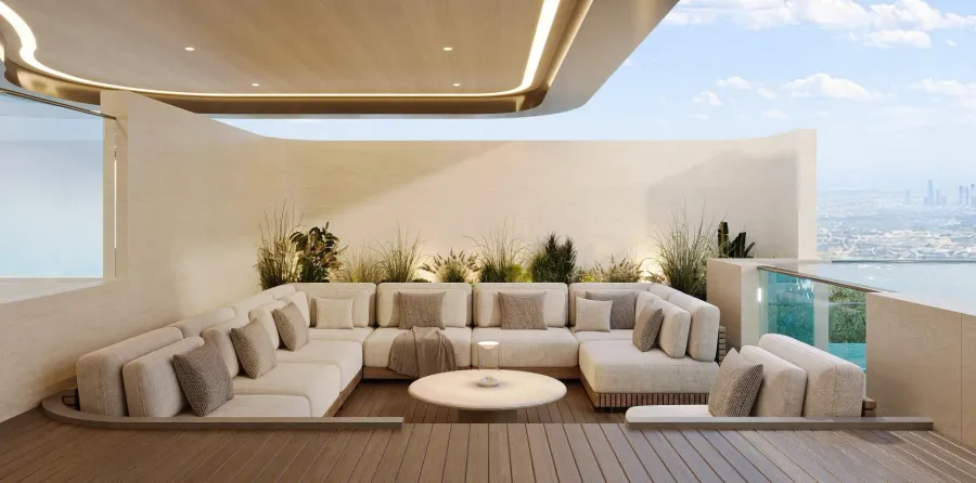Lounge Area at Vivida Residences.