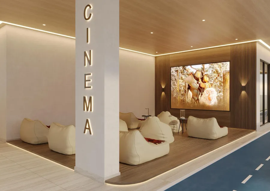 Outdoor Cinema at Vivida Residences.