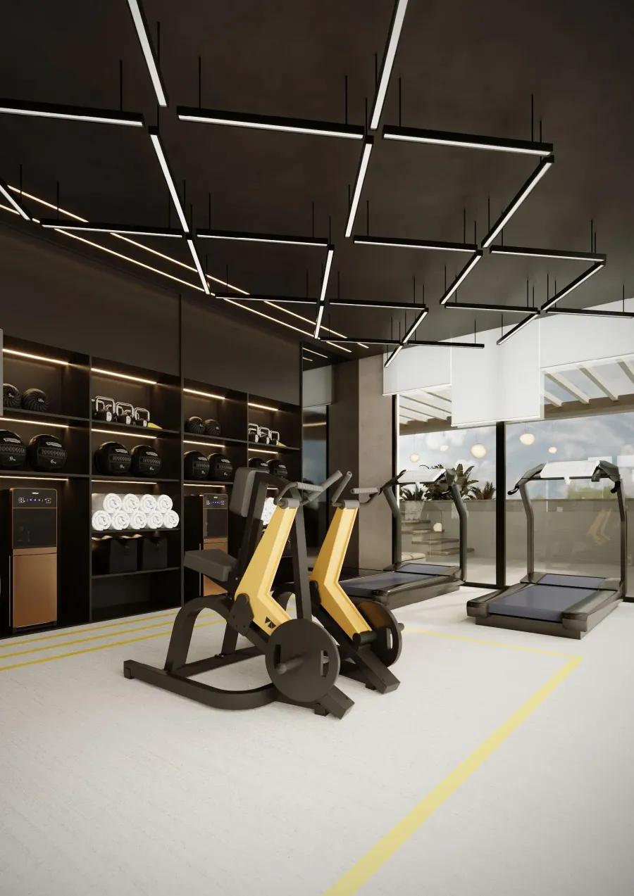 Indoor Gym at Celestara Residences.