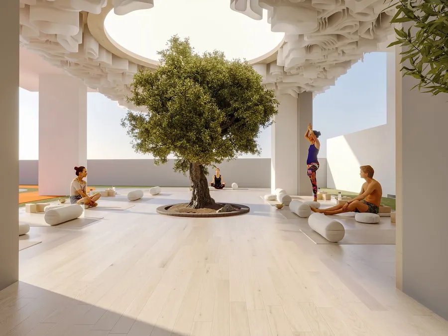 Yoga Lounge at One Park Central.