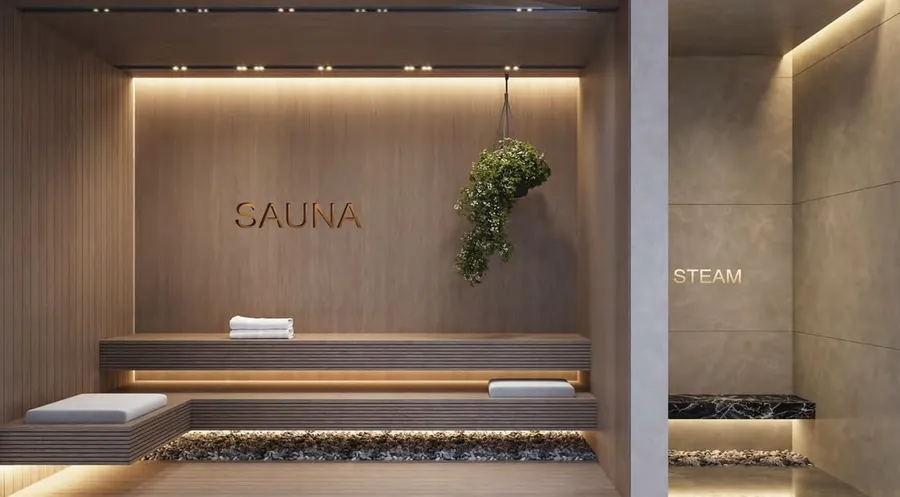 Sauna & Steam at Celia Gardens.