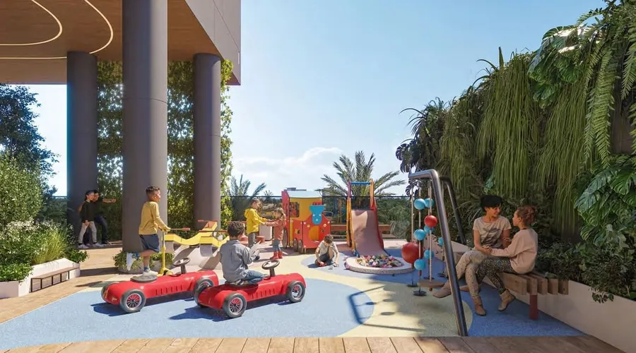 Outdoor & Indoor Kids Area at Celia Gardens.