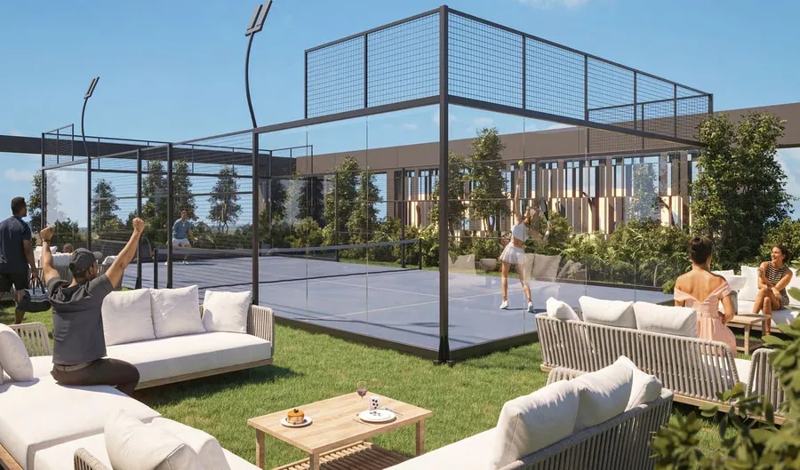 Padel Court at Celia Gardens.