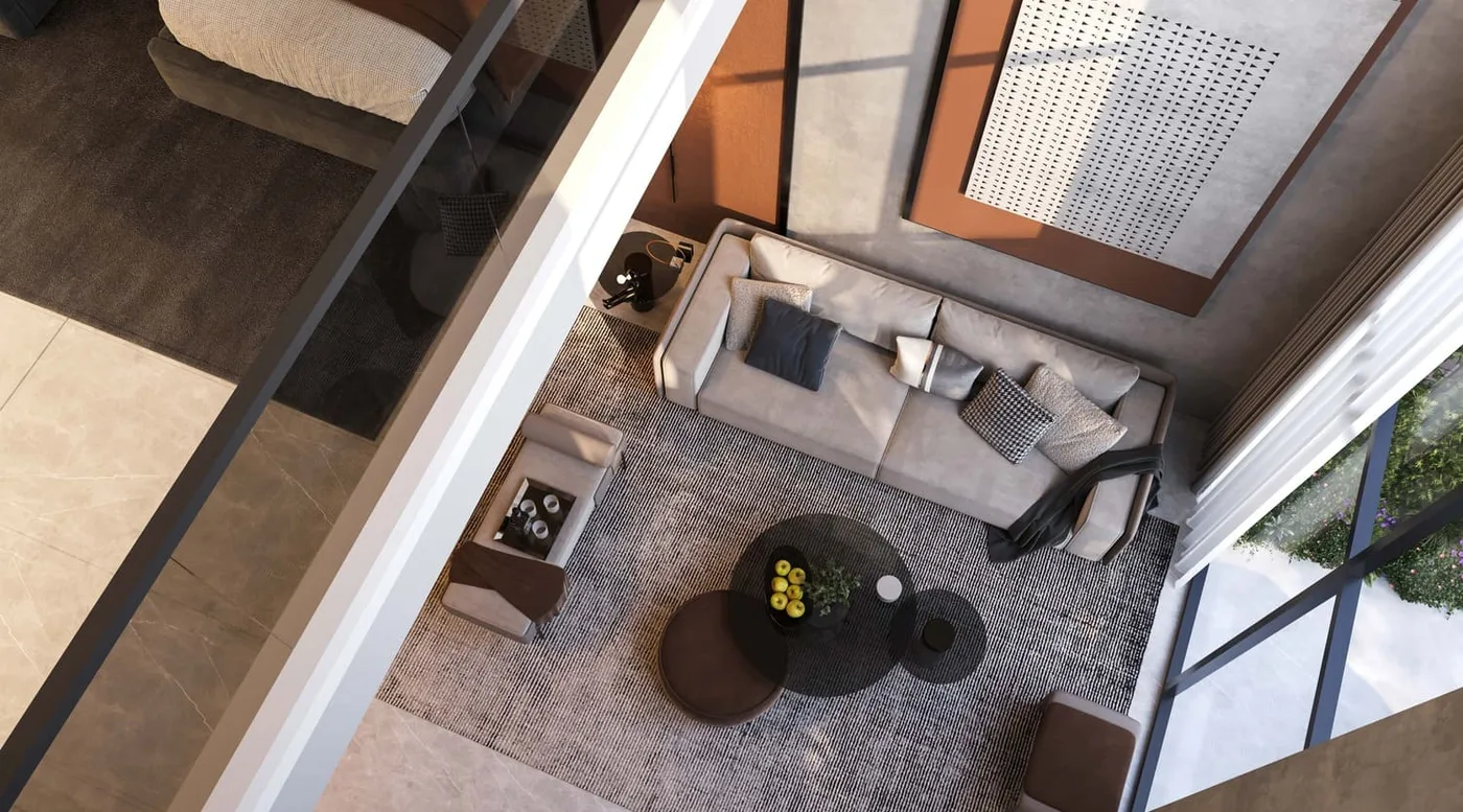 Interior render at Verdana IV.