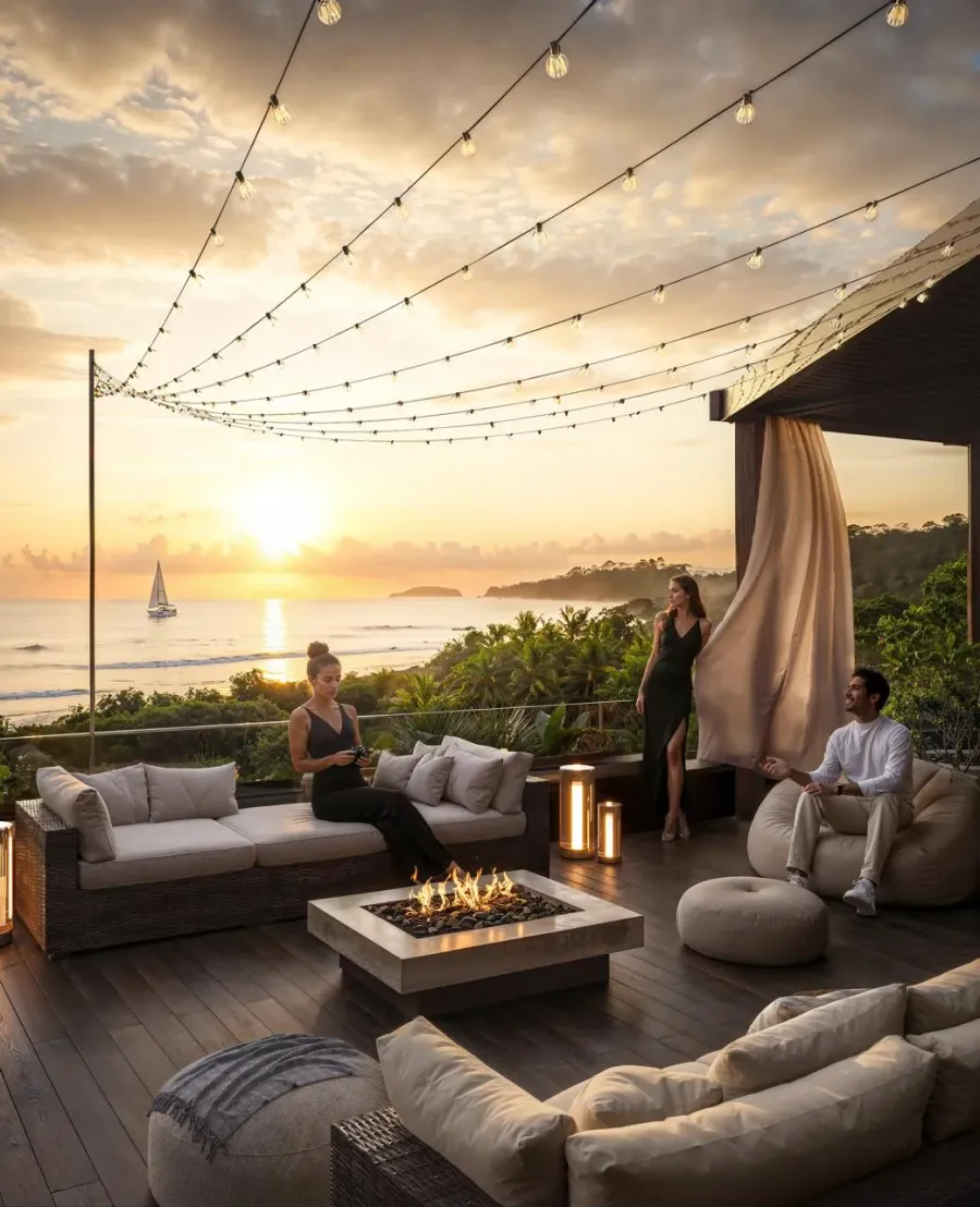 Rooftop Lounge Area at Royal Oasis Black Edition (77-Year Leasehold).