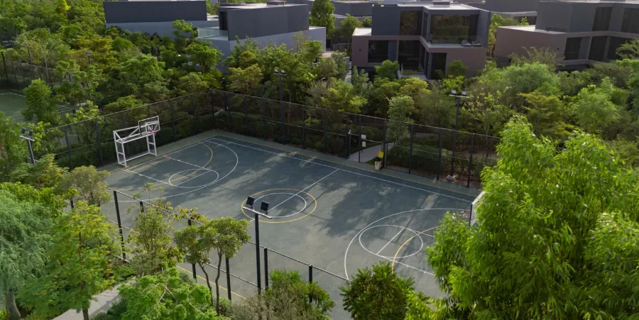 Basketball & Padel Courts at Masaar 3 Layan.