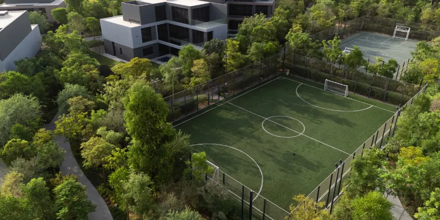 Basketball & Padel Courts at Masaar 3 Laura.