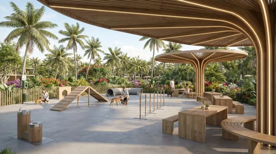 Kids Play Area at Lunaya Terraces.