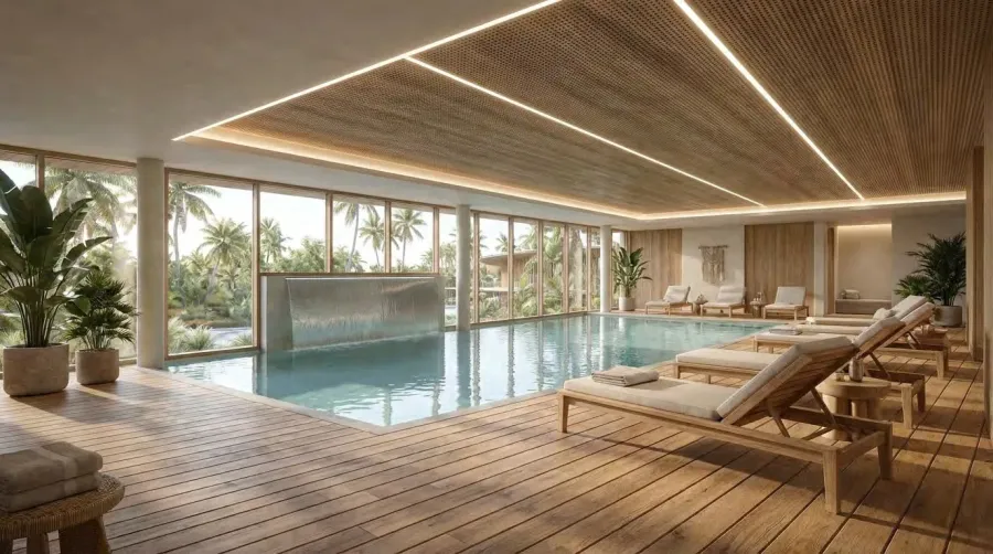 Wellness Space at Lunaya Terraces.