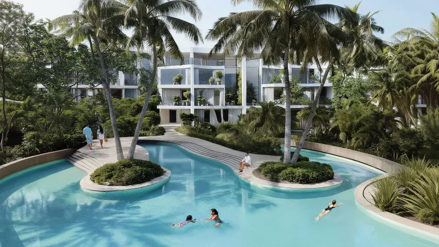 Swimming Pools at Lunaya.