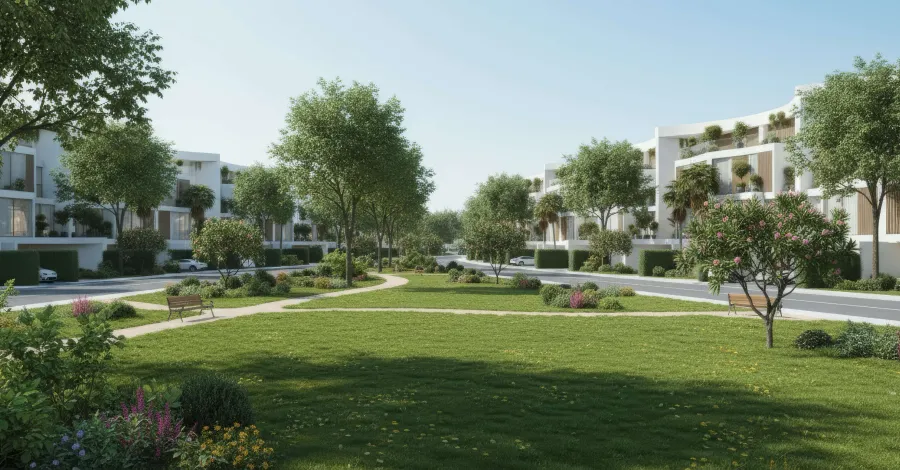 Spacious Parks at Lunaya.
