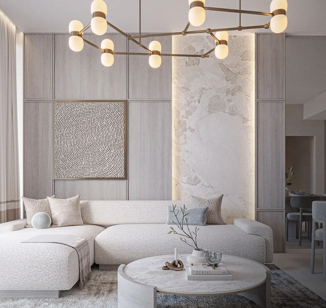 Interior render at Belle Vie.