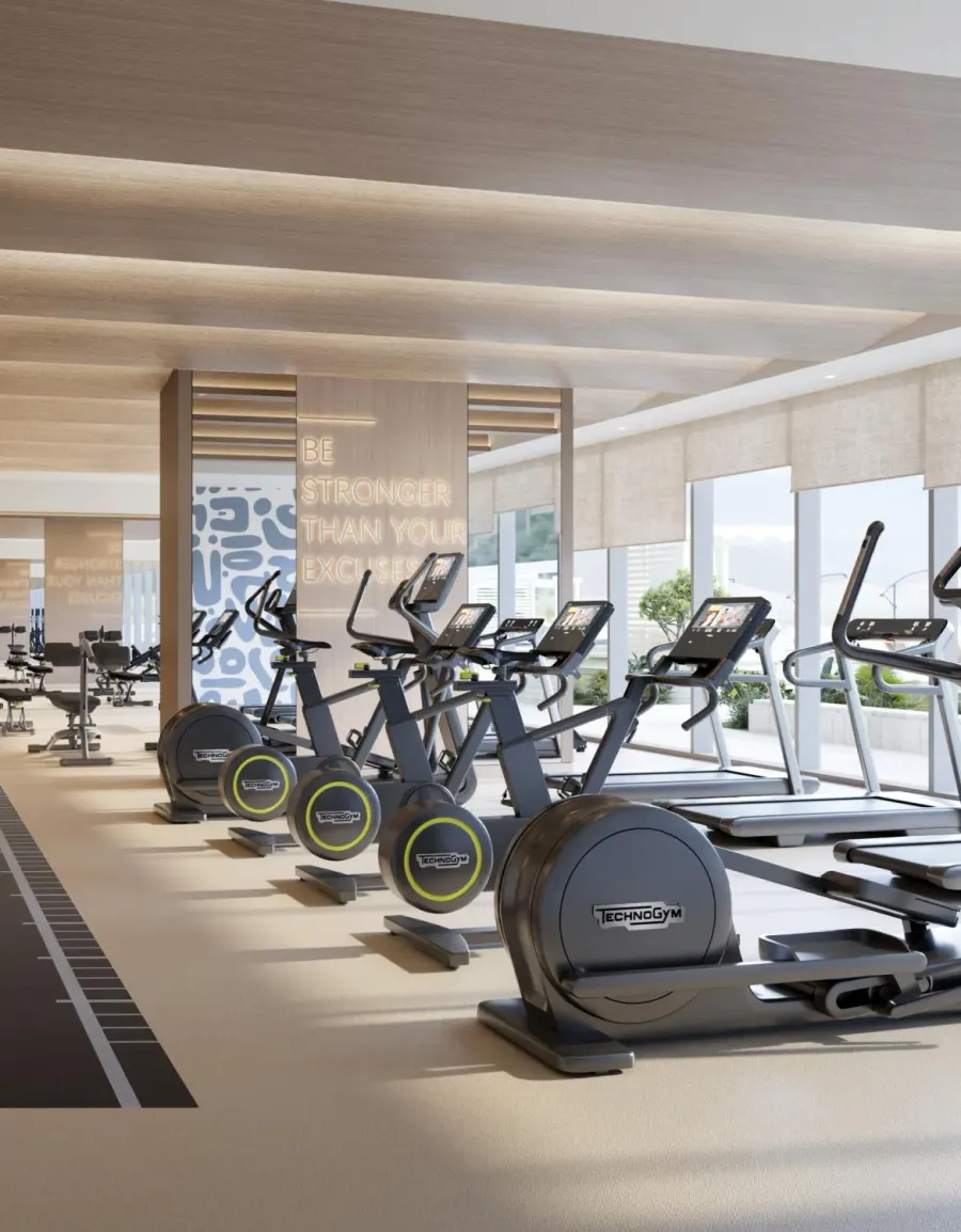 Fully Equipped Gym at Linar.
