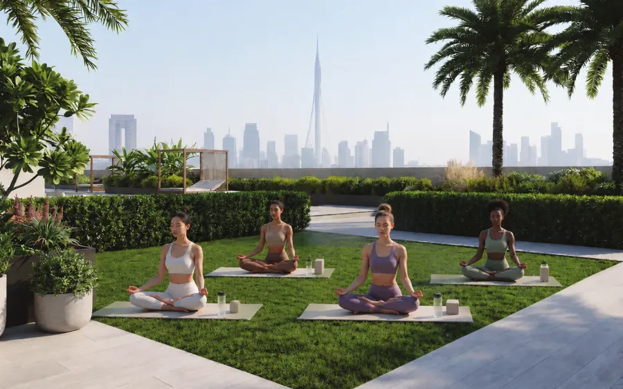 Yoga Area at La Vera Creek.