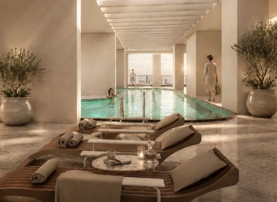 Rooftop Swimming Pool at Platinum Heights.