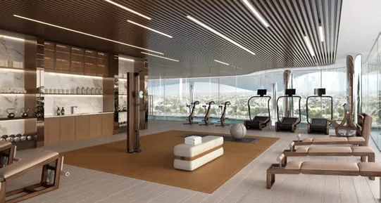 Gym at Casa Canal.
