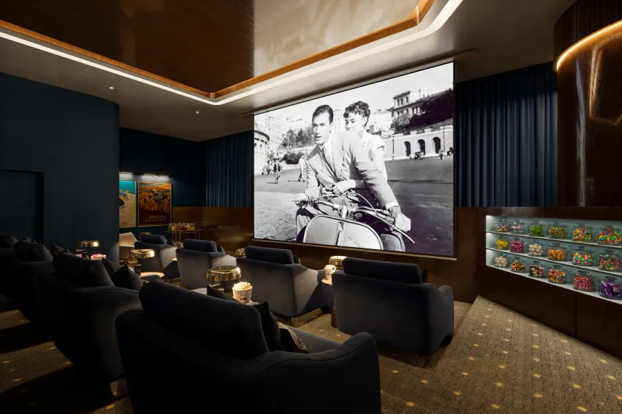Cinema Room at Mr. C Residences Downtown.