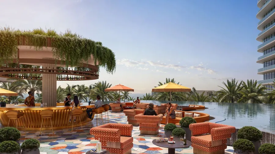 Deck Party Area at W Hotels and Residences Al Marjan.