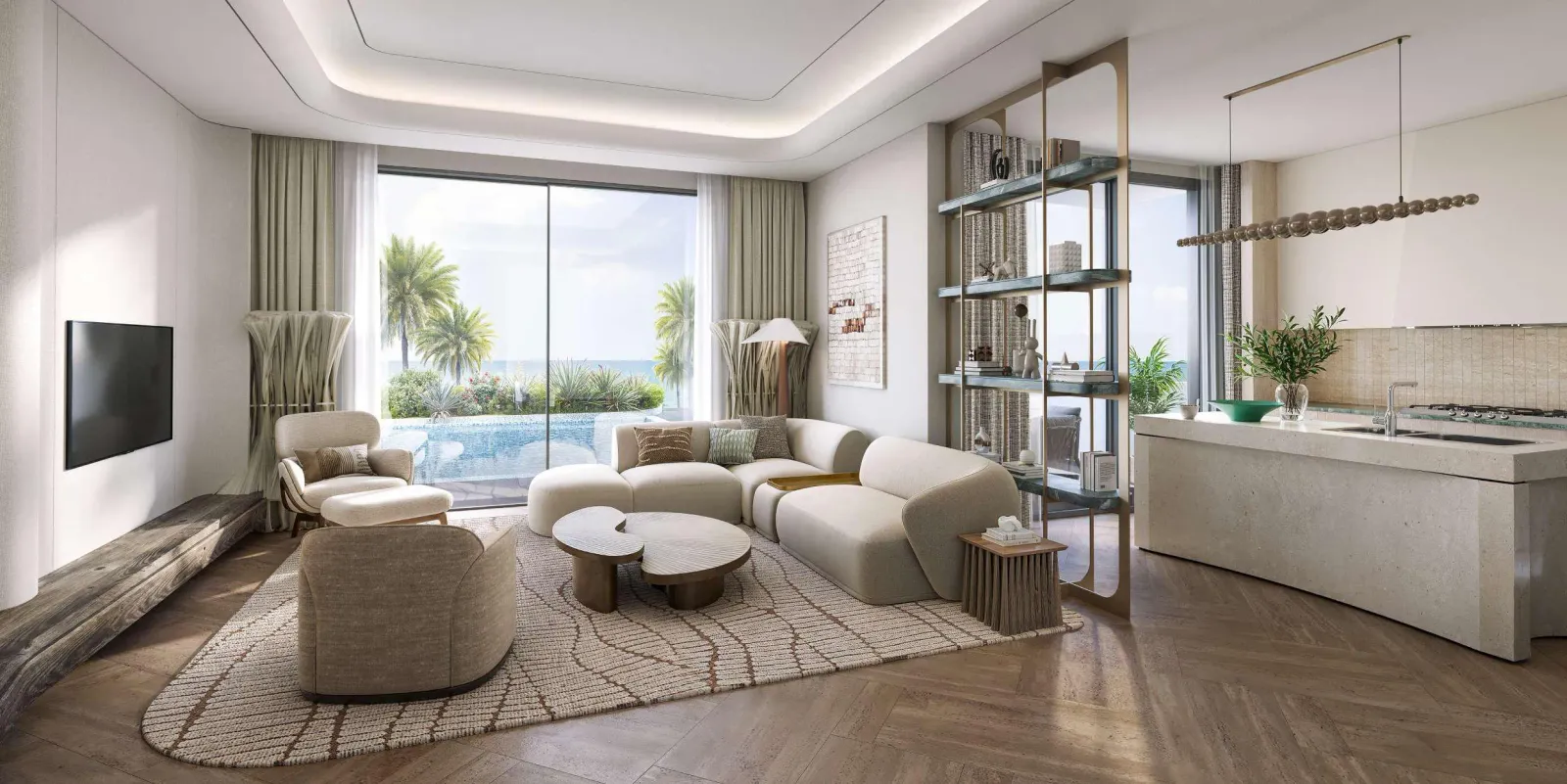 Nasim Al Bahr Residences, Al Marjan Island · render 5