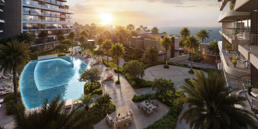 Pool at Nasim Al Bahr Residences.