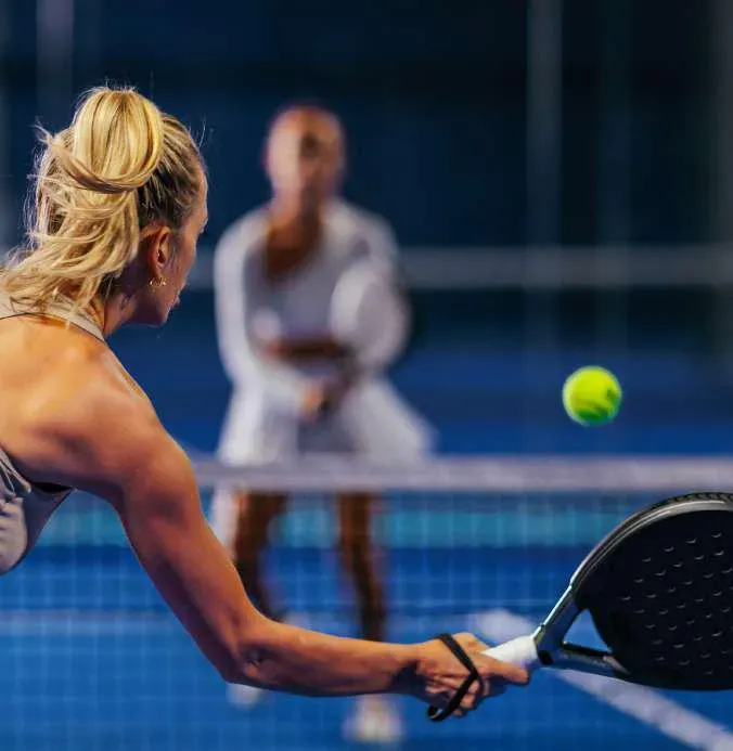 Indoor Padel at Nasim Al Bahr Residences.