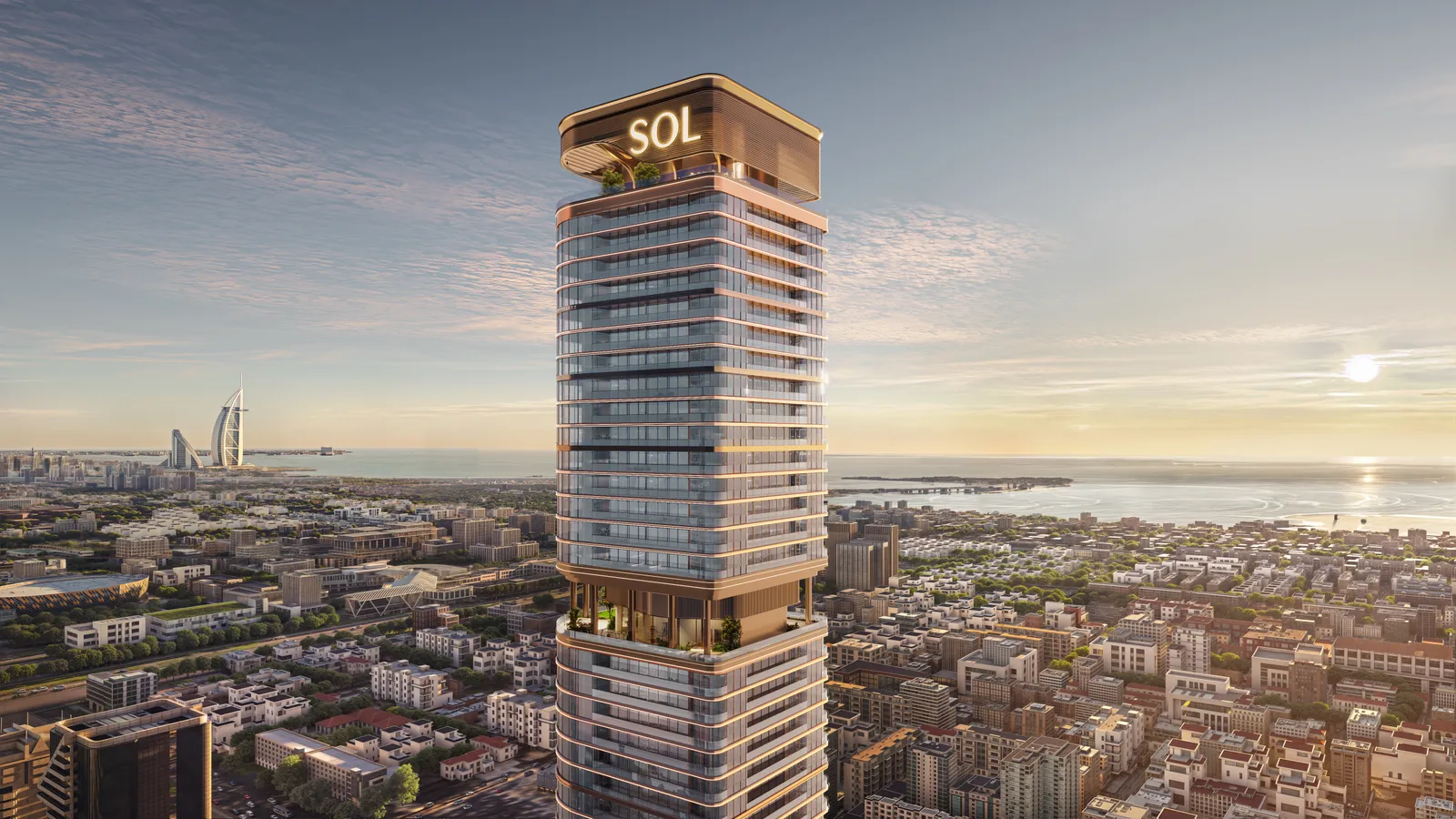 Sol Luxe, Sheikh Zayed Road · render 1