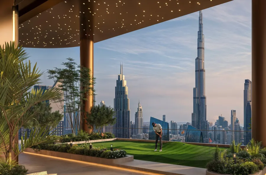 Mini Golf at Sol Luxe.